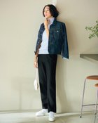 【ドゥクラッセ/DoCLASSE】の楽暖ベロアストレッチ・ストレート72cm ブラック|ID: prp329100004217687 ipo3291000000035991432