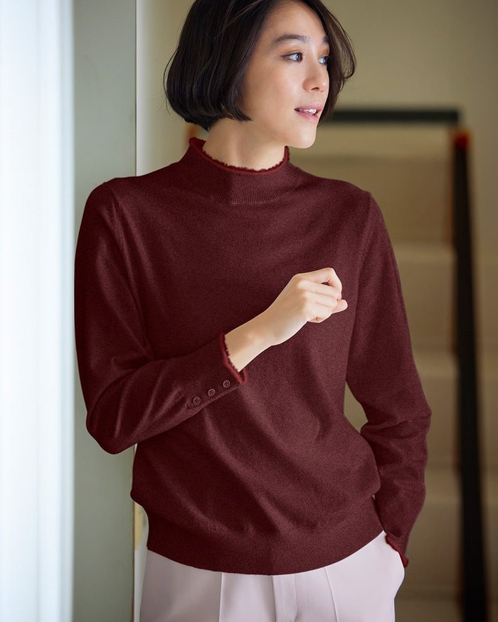 【ドゥクラッセ/DoCLASSE】のスムージーニット・ファートリムハイネック インテリア・キッズ・メンズ・レディースファッション・服の通販 founy(ファニー) https://founy.com/ ファッション Fashion レディースファッション WOMEN トップス・カットソー Tops/Tshirt ニット Knit Tops なめらか Smooth シンプル Simple セーター Sweater ハイネック High Neck 冬 Winter |ID: prp329100004217688 ipo3291000000030582578