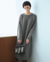 【ドゥクラッセ/DoCLASSE】のストレッチタム・片畦ニットワンピース 人気、トレンドファッション・服の通販 founy(ファニー) ファッション Fashion レディースファッション Fashion for Women ワンピース Dresses ニットワンピース Knit Dresses 畦 Ribbed Knit |ID:prp329100004217689