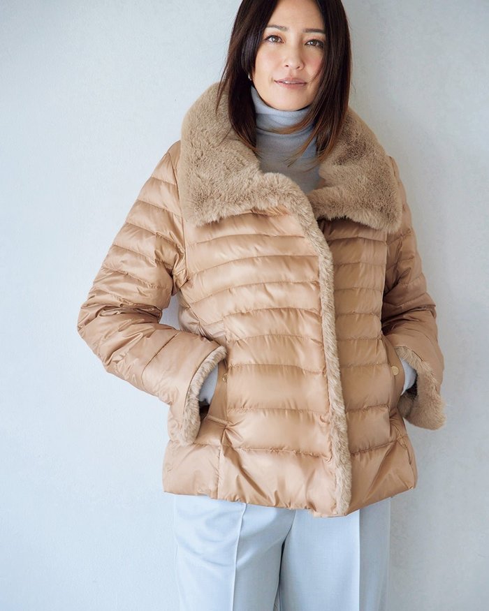 【ドゥクラッセ/DoCLASSE】のAIRダウン・エコファートリムジャケット インテリア・キッズ・メンズ・レディースファッション・服の通販 founy(ファニー) https://founy.com/ ファッション Fashion レディースファッション WOMEN アウター Coat Outerwear ジャケット Jackets ジャケット Jacket ダウン Down |ID: prp329100004217703 ipo3291000000029254855