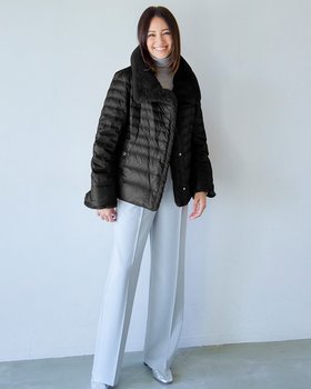 【ドゥクラッセ/DoCLASSE】のAIRダウン・エコファートリムジャケット 人気、トレンドファッション・服の通販 founy(ファニー) ファッション Fashion レディースファッション WOMEN アウター Coat Outerwear ジャケット Jackets NEW・新作・新着・新入荷 New Arrivals ジャケット Jacket ダウン Down |ID:prp329100004217703