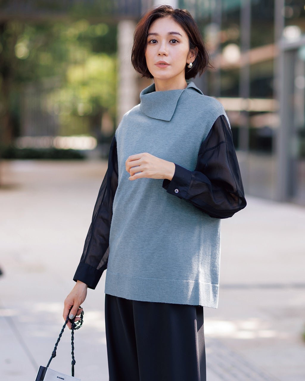 【ドゥクラッセ/DoCLASSE】のスリットタートル・ニットベスト 人気、トレンドファッション・服の通販 founy(ファニー) ファッション Fashion レディースファッション Fashion for Women アウター Coat / Outerwear Collection レディースジャケット・軽アウター Jackets ジャケット Jacket, Outerwear スリット Slit, Slit Detail タートルネック Turtleneck, High Neck ベスト Vest, Waistcoat other-1|ID: prp329100004217726 ipo3291000000034618963