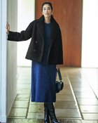 【ドゥクラッセ/DoCLASSE】のライトボア・ショートPコート ブラック|ID: prp329100004217732 ipo3291000000034585206