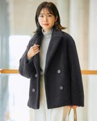 【ドゥクラッセ/DoCLASSE】のライトボア・ショートPコート グレー|ID: prp329100004217732 ipo3291000000034585207