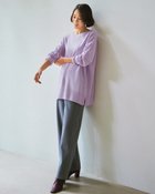 【ドゥクラッセ/DoCLASSE】のウールカシミヤ・ボートネックニット ライラック|ID: prp329100004217752 ipo3291000000035991469