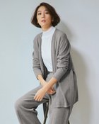 【ドゥクラッセ/DoCLASSE】のカシミヤ混ニット・ハーフミラノジャケット グレー|ID: prp329100004217754 ipo3291000000036247142