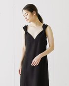 【ドゥクラッセ/DoCLASSE】のコットン混ツイード・Aラインワンピース 人気、トレンドファッション・服の通販 founy(ファニー) ファッション Fashion レディースファッション Fashion for Women ワンピース Dresses Aラインワンピース・フレアシルエット A-Line Dresses / Flared Silhouette Dresses ストレッチ Stretch, Stretchy Fabric スマート Smart, Elegant ツイード Twill, Twill Weave リボン Ribbon, Bow thumbnail ブラック|ID: prp329100004231165 ipo3291000000034725328