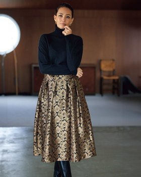 【ドゥクラッセ/DoCLASSE】 ジャカード織・花柄フレアスカート人気、トレンドファッション・服の通販 founy(ファニー) ファッション Fashion レディースファッション WOMEN スカート Skirt Aライン/フレアスカート Flared A-Line Skirts NEW・新作・新着・新入荷 New Arrivals アンティーク Antique ジャカード Jacquard フレア Flare |ID:prp329100004240835