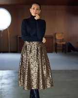 【ドゥクラッセ/DoCLASSE】のジャカード織・花柄フレアスカート 人気、トレンドファッション・服の通販 founy(ファニー) ファッション Fashion レディースファッション WOMEN スカート Skirt Aライン/フレアスカート Flared A-Line Skirts NEW・新作・新着・新入荷 New Arrivals アンティーク Antique ジャカード Jacquard フレア Flare |ID:prp329100004240835