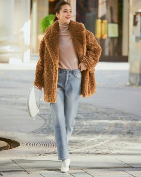 【ドゥクラッセ/DoCLASSE】 裏ベロア・ニットデニム/ストレート72cm人気、トレンドファッション・服の通販 founy(ファニー) ファッション Fashion レディースファッション WOMEN パンツ Pants カットソー Cut And Sew ストレッチ Stretch ストレート Straight スリム Slim デニム Denim ベロア Velor モコモコ Fluffy リアル Real |ID:prp329100004249619