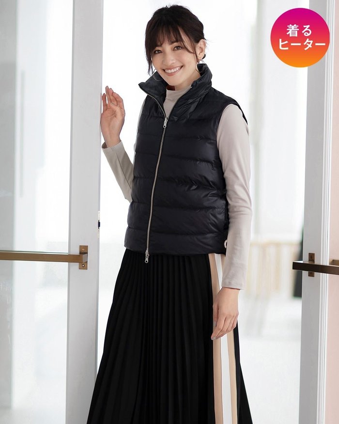 【ドゥクラッセ/DoCLASSE】のDoヒート・超快温ベスト インテリア・キッズ・メンズ・レディースファッション・服の通販 founy(ファニー) https://founy.com/ ファッション Fashion レディースファッション WOMEN アウター Coat Outerwear トップス・カットソー Tops/Tshirt ベスト/ジレ Gilets/Vests アウトドア Outdoor 洗える Washable 軽量 Lightweight スポーツ Sports ダウン Down なめらか Smooth ベスト Vest ベビー Baby ベロア Velor モバイル Mobile リバーシブル Reversible お家時間・ステイホーム Home Time/Stay Home ゴルフ Golf |ID: prp329100004294313 ipo3291000000030593172