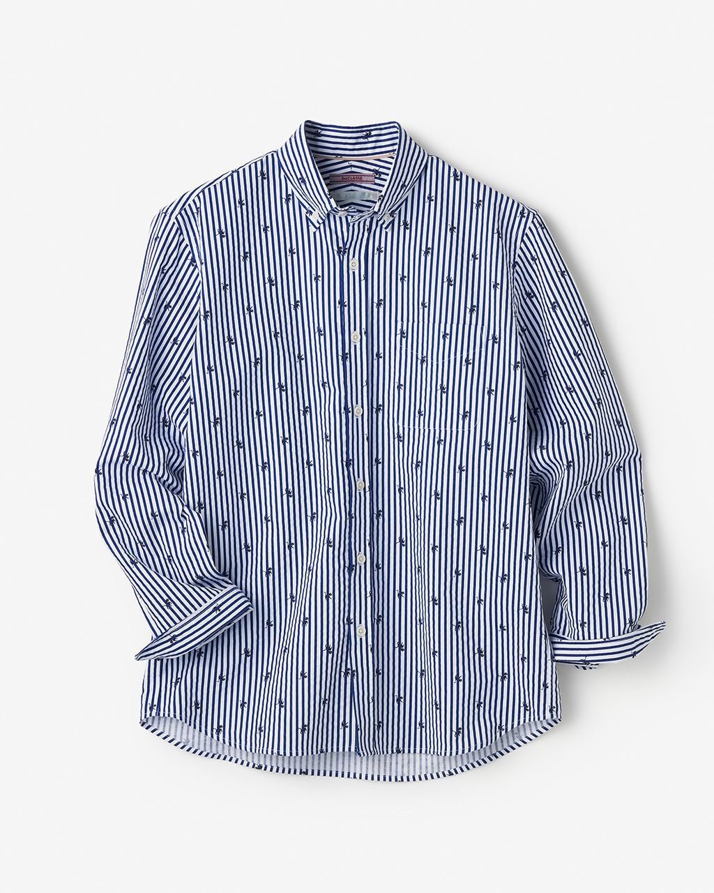 【ドゥクラッセ/DoCLASSE / MEN】のピュアファインオックスフォード長袖 インテリア・キッズ・メンズ・レディースファッション・服の通販 founy(ファニー) 　ファッション　Fashion　メンズファッション　Fashion for Men　アニマル　Animal Print　今季　This Season, Current Season　抗菌　Antibacterial, Bacteria-Resistant　なめらか　Smooth, Silky Texture　長袖　Long Sleeve, Full Sleeve　メンズ　Men's, Menswear　キャット|ID: prp329100004310243 ipo3291000000032734697