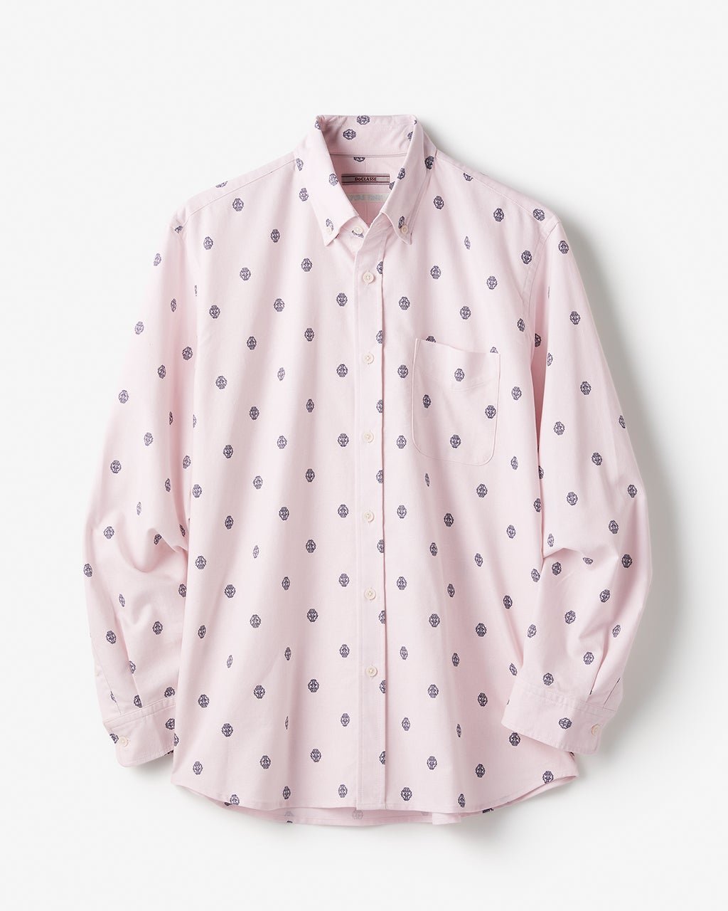 【ドゥクラッセ/DoCLASSE / MEN】のピュアファインオックスフォード長袖 インテリア・キッズ・メンズ・レディースファッション・服の通販 founy(ファニー) 　ファッション　Fashion　メンズファッション　Fashion for Men　アニマル　Animal Print　今季　This Season, Current Season　抗菌　Antibacterial, Bacteria-Resistant　なめらか　Smooth, Silky Texture　長袖　Long Sleeve, Full Sleeve　メンズ　Men's, Menswear　花飾り|ID: prp329100004310243 ipo3291000000033452505