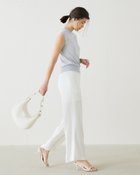 【ドゥクラッセ/DoCLASSE】のトリアセサテン・ワイドパンツ オフホワイト|ID: prp329100004310272 ipo3291000000032636605