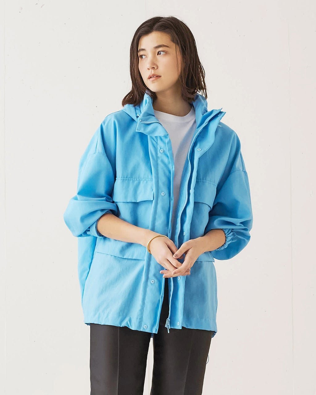 【ドゥクラッセ/DoCLASSE】のワッシャーオックス・トラックジャケット 人気、トレンドファッション・服の通販 founy(ファニー) 　ファッション　Fashion　レディースファッション　Ladies' Fashion Online　アウター　Coat Outerwear　コート　Coats　ジャケット　Jackets　NEW・新作・新着・新入荷　New Arrivals　おすすめ　Recommend　アクリル　Acrylic　コーティング　Coating　ジャケット　Jacket　スポーティ　Sporty　ドローコード　Draw Cord　フラップ　Flap　ポケット　Pocket　ワッシャー　Washer　 other-1|ID: prp329100004310279 ipo3291000000032636559