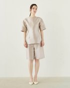 【ドゥクラッセ/DoCLASSE】のイタリアンタフタ・ショートパンツ ベージュ|ID: prp329100004310281 ipo3291000000032636577