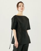 【ドゥクラッセ/DoCLASSE】のイタリアンタフタ・ダーツブラウス ブラック|ID: prp329100004310285 ipo3291000000032636591