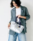 【ドゥクラッセ/DoCLASSE】の3WAY・軽量シャイニーバッグ シルバー|ID: prp329100004335352 ipo3291000000034888854