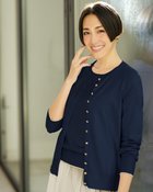 【ドゥクラッセ/DoCLASSE】のスパークルトリム・メタル釦アンサンブル 人気、トレンドファッション・服の通販 founy(ファニー) ファッション Fashion レディースファッション WOMEN トップス・カットソー Tops/Tshirt カーディガン Cardigans アンサンブル Knit Ensemble なめらか Smooth アンサンブル Ensemble インナー Inner カーディガン Cardigan コンパクト Compact メタル Metal thumbnail ミッドナイトパターン|ID: prp329100004342012 ipo3291000000030296428