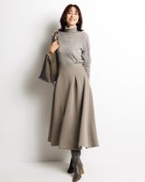 【ドゥクラッセ/DoCLASSE】の綾目ダンボールニット・フレアスカート 人気、トレンドファッション・服の通販 founy(ファニー) ファッション Fashion レディースファッション Fashion for Women スカート Skirts Aライン・フレアスカート A-Line & Flared Skirts おすすめ Recommended / Our Picks カットソー Cut and Sewn Top セットアップ Set-Up, Coordinated Outfit ビジネス 仕事 通勤 Business / Work / Commuting フェミニン Feminine, Girly ブルゾン Blouson, Bomber Jacket |ID:prp329100004350809