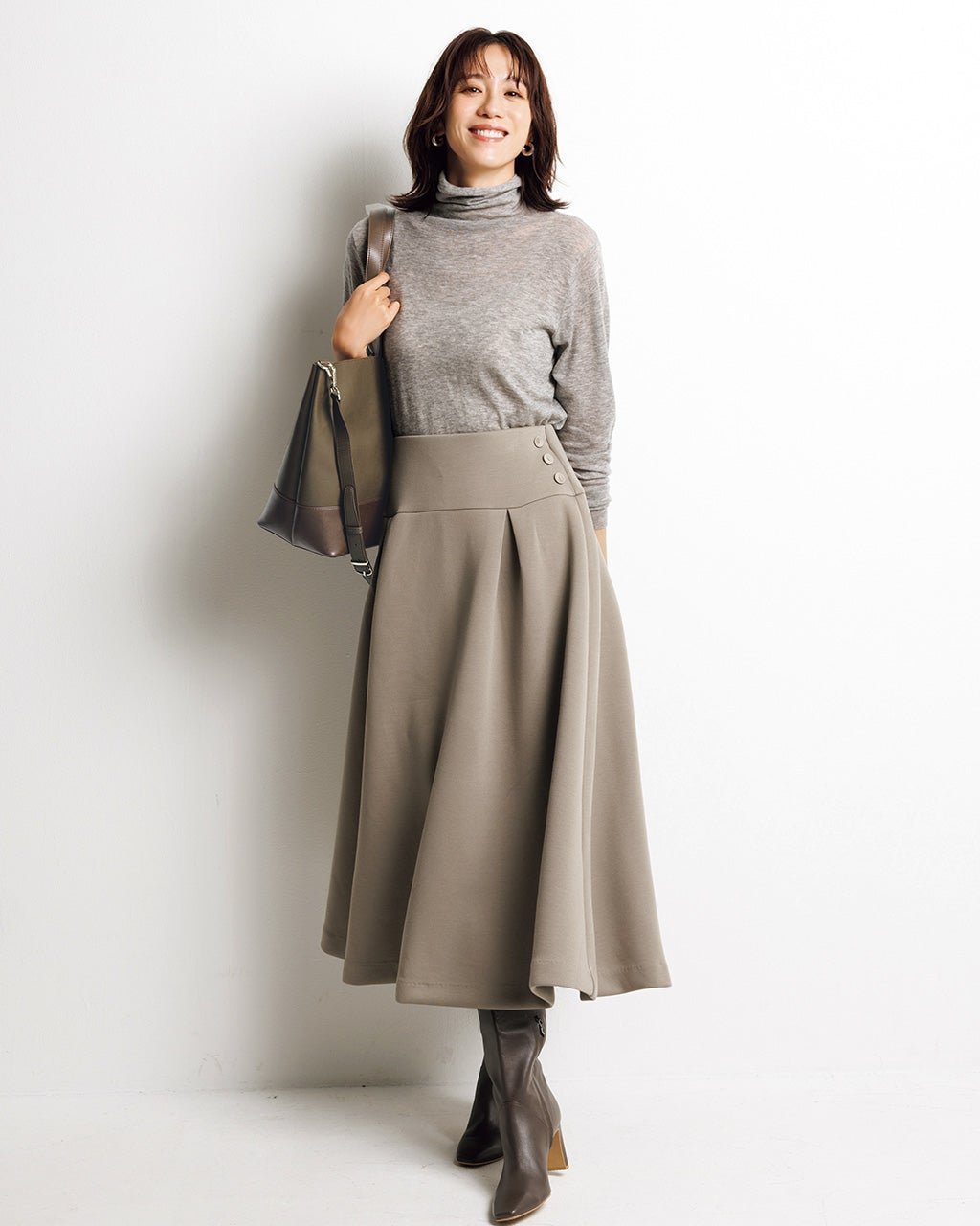 【ドゥクラッセ/DoCLASSE】の綾目ダンボールニット・フレアスカート 人気、トレンドファッション・服の通販 founy(ファニー) 　ファッション　Fashion　レディースファッション　Fashion for Women　スカート　Skirts　Aライン・フレアスカート　A-Line & Flared Skirts　おすすめ　Recommended / Our Picks　カットソー　Cut and Sewn Top　セットアップ　Set-Up, Coordinated Outfit　ビジネス 仕事 通勤　Business / Work / Commuting　フェミニン　Feminine, Girly　ブルゾン　Blouson, Bomber Jacket　 other-1|ID: prp329100004350809 ipo3291000000033887136