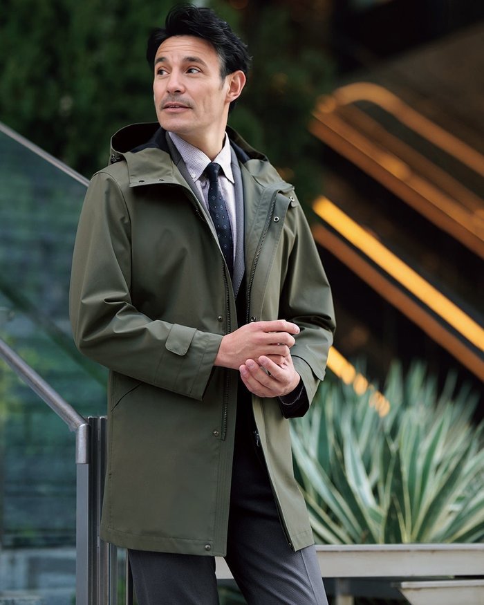 【ドゥクラッセ/DoCLASSE / MEN】の防風撥水ストレッチ・モダンミリタリーコート インテリア・キッズ・メンズ・レディースファッション・服の通販 founy(ファニー) https://founy.com/ ファッション Fashion メンズファッション MEN ジーンズ Jeans ストレッチ Stretch スラックス Slacks スーツ Suit ドローコード Draw Cord パイピング Piping フィット Fit フロント Front ブロック Block ポケット Pocket メンズ Mens エレガント 上品 Elegant |ID: prp329100004350815 ipo3291000000030867365