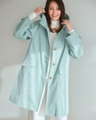 【ドゥクラッセ/DoCLASSE】のコットン混・ライナー付きフードコート アクア|ID: prp329100004350816 ipo3291000000035735862