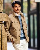【ドゥクラッセ/DoCLASSE / MEN】の高密度コットン撥水フィールドジャケット サンド|ID: prp329100004350824 ipo3291000000030383332