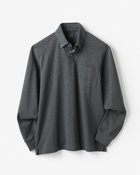【ドゥクラッセ/DoCLASSE / MEN】の超長綿リファインドポロ 長袖 杢チャコール|ID: prp329100004350825 ipo3291000000030383337