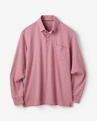 【ドゥクラッセ/DoCLASSE / MEN】の超長綿リファインドポロ 長袖 杢レッド2|ID: prp329100004350825 ipo3291000000033464659