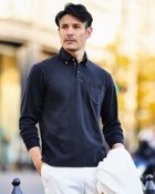 【ドゥクラッセ/DoCLASSE / MEN】の超長綿リファインドポロ 長袖 ネイビー|ID: prp329100004350825 ipo3291000000033464667
