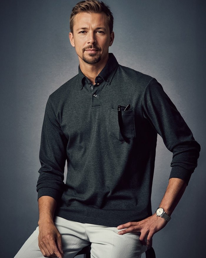 【ドゥクラッセ/DoCLASSE / MEN】の超長綿リファインドポロ 長袖 インテリア・キッズ・メンズ・レディースファッション・服の通販 founy(ファニー) https://founy.com/ ファッション Fashion メンズファッション Fashion for Men トップス・カットソー Cut & Sew Tops メンズシャツ Shirts ポロシャツ / きれいめカジュアルスタイル Polo Shirts ダウン Down, Puffer フィット Fit, Slim Fit メンズ Men's, Menswear エレガント 上品 Elegant 抗菌 Antibacterial, Bacteria-Resistant 長袖 Long Sleeve, Full Sleeve |ID: prp329100004350825 ipo3291000000033641582