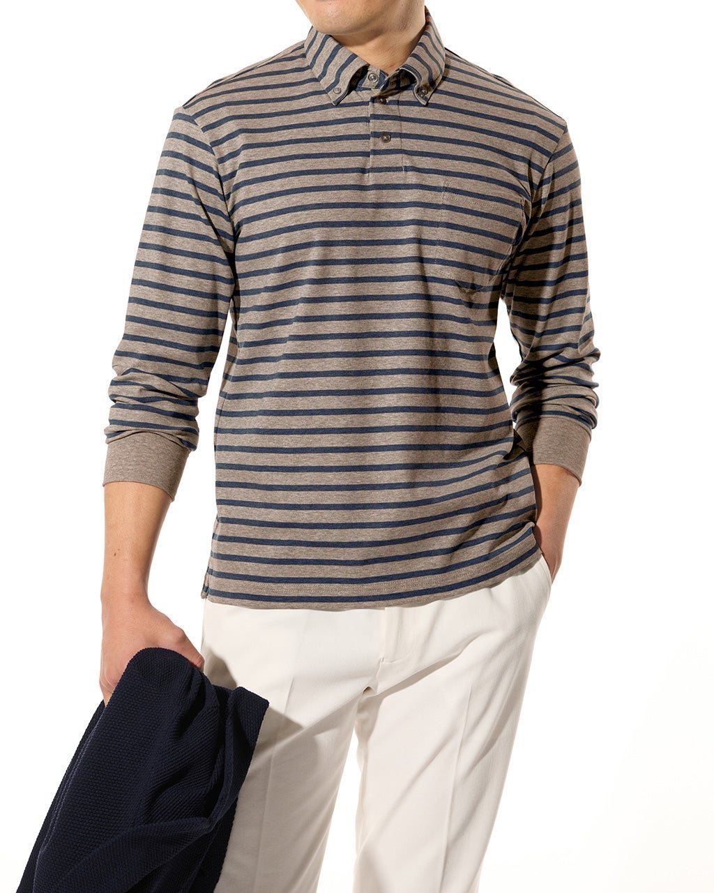 【ドゥクラッセ/DoCLASSE / MEN】の超長綿リファインドポロ 長袖 人気、トレンドファッション・服の通販 founy(ファニー) ファッション Fashion メンズファッション Fashion for Men トップス・カットソー Cut & Sew Tops メンズシャツ Shirts ポロシャツ / きれいめカジュアルスタイル Polo Shirts ダウン Down, Puffer フィット Fit, Slim Fit メンズ Men's, Menswear エレガント 上品 Elegant 抗菌 Antibacterial, Bacteria-Resistant 長袖 Long Sleeve, Full Sleeve other-1|ID: prp329100004350825 ipo3291000000034434962