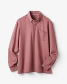 【ドゥクラッセ/DoCLASSE / MEN】の超長綿リファインドポロ 長袖 杢レッド|ID: prp329100004350825 ipo3291000000035735880