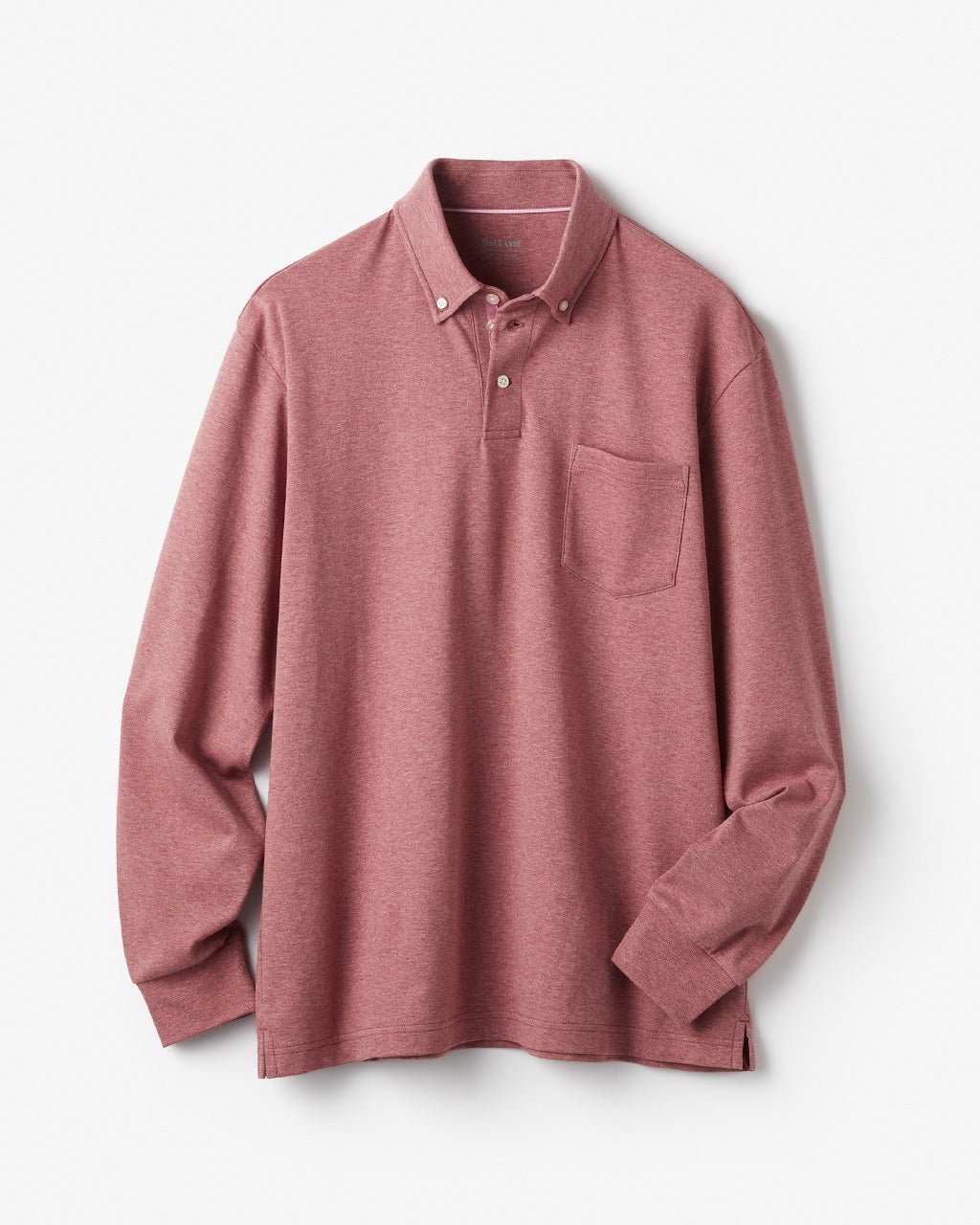 【ドゥクラッセ/DoCLASSE / MEN】の超長綿リファインドポロ 長袖 インテリア・キッズ・メンズ・レディースファッション・服の通販 founy(ファニー) ファッション Fashion メンズファッション Fashion for Men トップス・カットソー Cut & Sew Tops メンズシャツ Shirts ポロシャツ / きれいめカジュアルスタイル Polo Shirts ダウン Down, Puffer フィット Fit, Slim Fit メンズ Men's, Menswear エレガント 上品 Elegant 抗菌 Antibacterial, Bacteria-Resistant 長袖 Long Sleeve, Full Sleeve 杢レッド|ID: prp329100004350825 ipo3291000000035735880