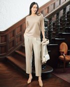 【ドゥクラッセ/DoCLASSE】のスマートツイル・スマートパンツ 人気、トレンドファッション・服の通販 founy(ファニー) ファッション Fashion レディースファッション Fashion for Women パンツ Pants & Trousers アンクル Ankle-Length Design オケージョン Occasion Wear 洗える Machine Washable カットソー Cut and Sewn Top ジャケット Jacket, Outerwear ストレッチ Stretch, Stretchy Fabric スーツ Suit, Formalwear チェック Check, Plaid, Tartan フィット Fit, Slim Fit A/W・秋冬 Autumn/Winter S/S・春夏 SS, Spring/Summer, Warm Season 夏 Summer セレモニー Ceremony thumbnail ライトベージュ|ID: prp329100004350832 ipo3291000000036037448