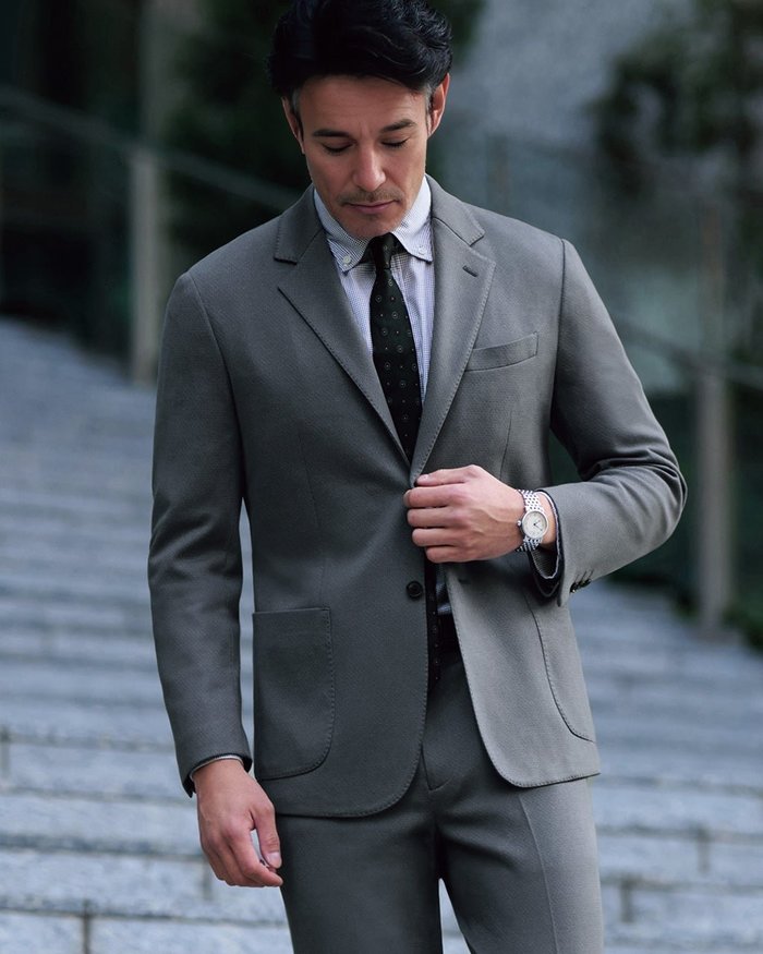 【ドゥクラッセ/DoCLASSE / MEN】の洗える伸びるいち崩し柄ジャージジャケット インテリア・キッズ・メンズ・レディースファッション・服の通販 founy(ファニー) https://founy.com/ ファッション Fashion メンズファッション MEN カーディガン Cardigan ジャケット Jacket ジャージ Jersey ストライプ Stripe ストレッチ Stretch ハンド Hand ベスト Vest ポケット Pocket メンズ Mens モダン Modern エレガント 上品 Elegant 洗える Washable |ID: prp329100004350843 ipo3291000000030867376