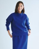 【ドゥクラッセ/DoCLASSE】のダンボールニット・ハイネックプルオーバー ブルー|ID: prp329100004350863 ipo3291000000036273909