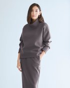 【ドゥクラッセ/DoCLASSE】のダンボールニット・ハイネックプルオーバー ダークグレー|ID: prp329100004350863 ipo3291000000036273911