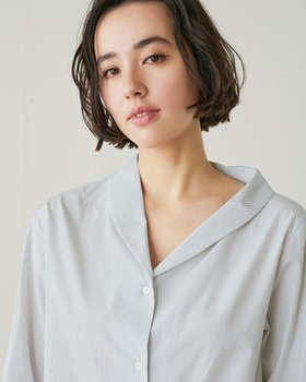 【ドゥクラッセ/DoCLASSE】のスーピマコットン・ストライプアシメブラウス 人気、トレンドファッション・服の通販 founy(ファニー) ファッション Fashion レディースファッション WOMEN トップス・カットソー Tops/Tshirt シャツ/ブラウス Shirts/Blouses NEW・新作・新着・新入荷 New Arrivals アシンメトリー Asymmetry オフショルダー Off Shoulder カッティング Cutting ストライプ Stripe スーピマ Supima |ID:prp329100004350869
