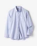 【ドゥクラッセ/DoCLASSE / MEN】のノーアイロン・ストレッチシャツ長袖ボタンダウン サックスストライプ|ID: prp329100004350872 ipo3291000000030383695