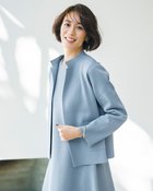 【ドゥクラッセ/DoCLASSE】のスタンドカラー・ニットジャケット 人気、トレンドファッション・服の通販 founy(ファニー) ファッション Fashion レディースファッション Fashion for Women アウター Coat / Outerwear Collection レディースジャケット・軽アウター Jackets カーディガン Cardigan, Knitwear ジャケット Jacket, Outerwear スタンド Stand Collar, Upright Stand セットアップ Set-Up, Coordinated Outfit セレモニー Ceremony エレガント 上品 Elegant 秋 Autumn thumbnail サックス|ID: prp329100004350877 ipo3291000000036037474