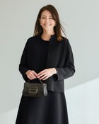 【ドゥクラッセ/DoCLASSE】のスタンドカラー・ニットジャケット 人気、トレンドファッション・服の通販 founy(ファニー) ファッション Fashion レディースファッション Fashion for Women アウター Coat / Outerwear Collection レディースジャケット・軽アウター Jackets カーディガン Cardigan, Knitwear ジャケット Jacket, Outerwear スタンド Stand Collar, Upright Stand セットアップ Set-Up, Coordinated Outfit セレモニー Ceremony エレガント 上品 Elegant 秋 Autumn thumbnail ブラック|ID: prp329100004350877 ipo3291000000036037476