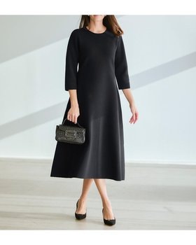 【ドゥクラッセ/DoCLASSE】のミラノリブ・フィット&フレアワンピース 人気、トレンドファッション・服の通販 founy(ファニー) ファッション Fashion レディースファッション WOMEN ワンピース Dress セットアップ Set Up セレモニー Ceremony フィット Fit フレア Flare ミラノリブ Milan Ribs エレガント 上品 Elegant |ID:prp329100004350878