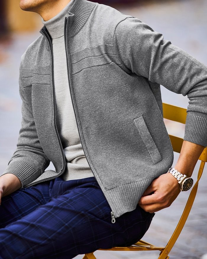 【ドゥクラッセ/DoCLASSE / MEN】の楽ケアジャガード編みフルジップ インテリア・キッズ・メンズ・レディースファッション・服の通販 founy(ファニー) https://founy.com/ ファッション Fashion メンズファッション MEN カットソー Cut And Sew ジャカード Jacquard ジャケット Jacket ストレッチ Stretch プリント Print ベスト Vest ベーシック Basic ボーダー Border メンズ Mens エレガント 上品 Elegant 軽量 Lightweight |ID: prp329100004350881 ipo3291000000031131717
