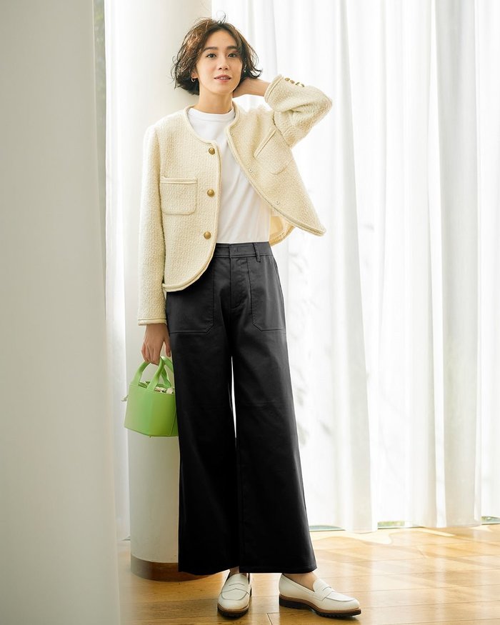 【ドゥクラッセ/DoCLASSE】のミラクルストレッチ・ベイカーワイド インテリア・キッズ・メンズ・レディースファッション・服の通販 founy(ファニー) https://founy.com/ ファッション Fashion レディースファッション WOMEN パンツ Pants ストレッチ Stretch パターン Pattern パッチ Patch フロント Front ポケット Pocket レギンス Leggings ワイド Wide エレガント 上品 Elegant |ID: prp329100004350908 ipo3291000000031687556