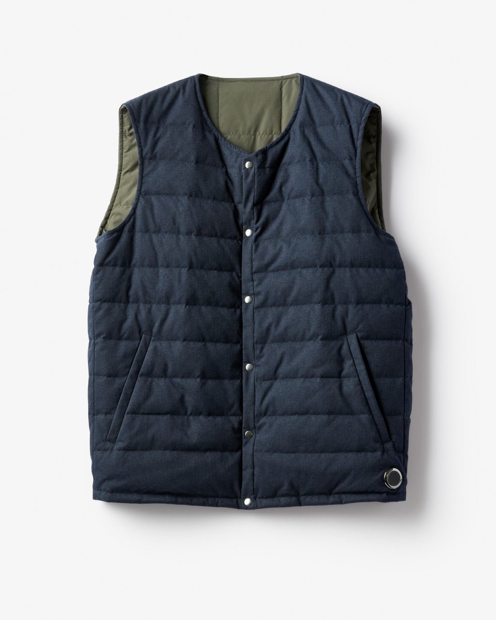 【ドゥクラッセ/DoCLASSE / MEN】のDoヒート・ウールライクダウンベスト インテリア・キッズ・メンズ・レディースファッション・服の通販 founy(ファニー) 　ファッション　Fashion　メンズファッション　MEN　ダウン　Down　ベスト　Vest　メンズ　Mens　モバイル　Mobile　ゴルフ　Golf　ミッドナイトブルー|ID: prp329100004350920 ipo3291000000030383996