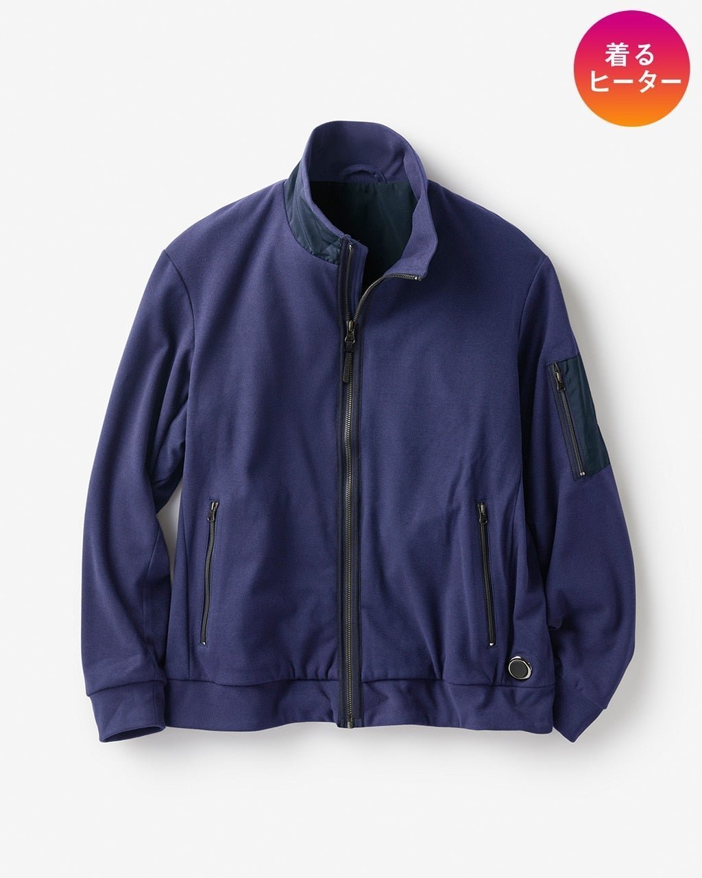 【ドゥクラッセ/DoCLASSE / MEN】のDoヒート/コンビデザインブルゾン インテリア・キッズ・メンズ・レディースファッション・服の通販 founy(ファニー) 　ファッション　Fashion　メンズファッション　MEN　ジャージ　Jersey　パーカー　Hoodie　ブルゾン　Blouson　メンズ　Mens　モバイル　Mobile　ゴルフ　Golf　ネイビーパターン|ID: prp329100004350922 ipo3291000000030384000