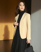 【ドゥクラッセ/DoCLASSE】のスマートツイル・ノーカラージャケット 人気、トレンドファッション・服の通販 founy(ファニー) ファッション Fashion レディースファッション WOMEN アウター Coat Outerwear ジャケット Jackets ノーカラージャケット No Collar Leather Jackets 洗える Washable ジャケット Jacket ストレッチ Stretch A/W・秋冬 Aw・Autumn/Winter・Fw・Fall-Winter S/S・春夏 Ss・Spring/Summer 夏 Summer ビジネス 仕事 通勤 Business thumbnail ハニーベージュ|ID: prp329100004360196 ipo3291000000030476270