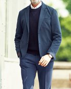 【ドゥクラッセ/DoCLASSE / MEN】のコンフォートストレッチジャケット ライトネイビー|ID: prp329100004365847 ipo3291000000033592420